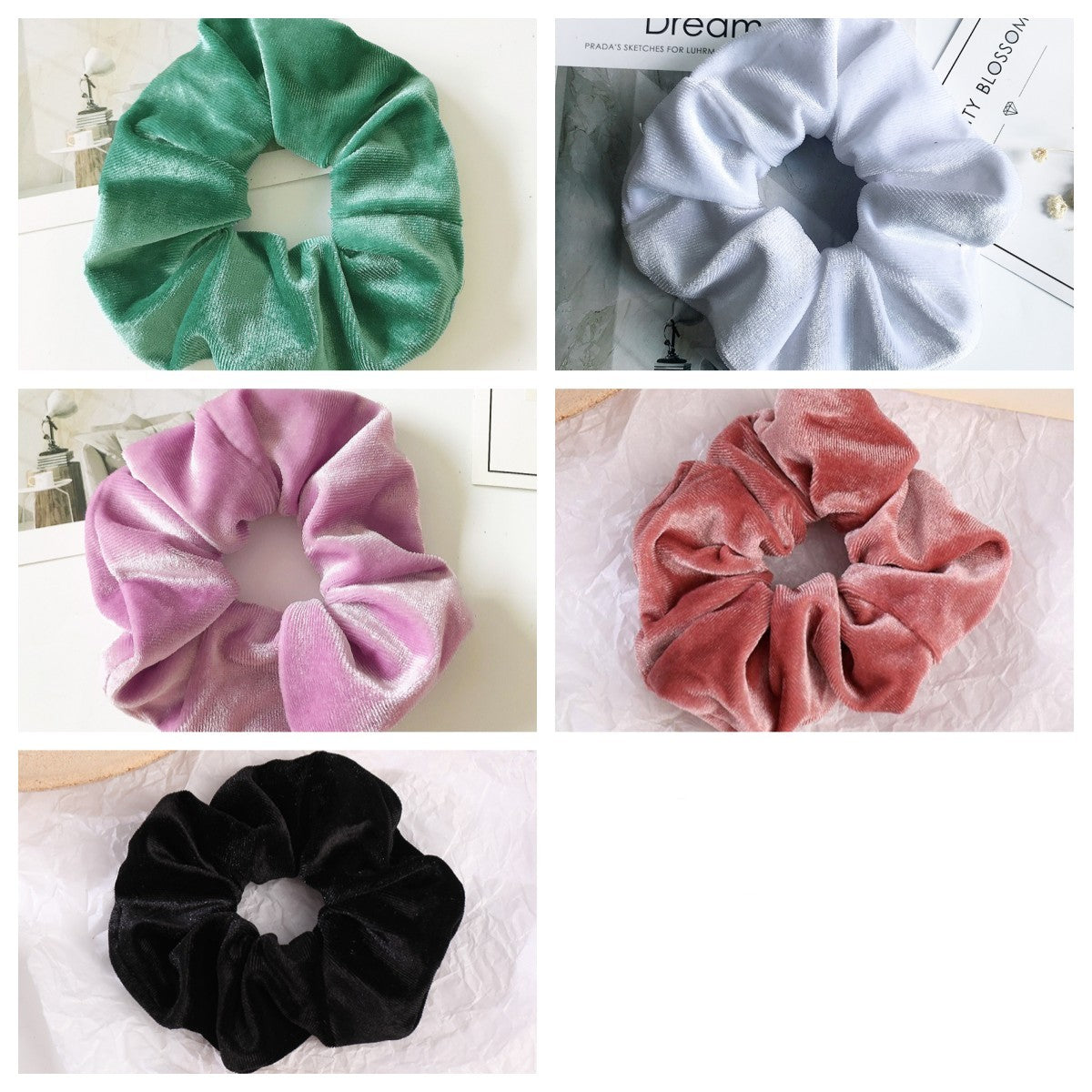 Flannel Hair Tie Ponytail Flannel Hair Tie Ponytail